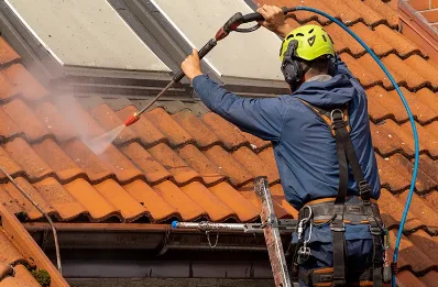 Démoussage et hydrofuge de toiture à Cocherel